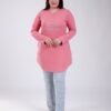 Rose Miss Pyjama tunique imprimé fleurs – Réf 17164 – Corail Rose Miss Pyjama tunique imprimé fleurs – Réf 17164 – Corail