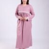 Rose Miss Chemise de nuit longue dentelle – Réf 17171 – Mauve