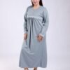 Rose Miss Chemise de nuit longue dentelle – Réf 17171 – Vert d'eau