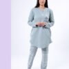 Rose Miss Pyjama tunique polaire – Réf 17196 – Vert d'eau