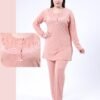 Rose Miss Pyjama tunique dentelle – Réf 17208 – Pêche