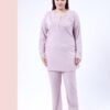 Rose Miss Pyjama tunique dentelle – Réf 17208 – Mauve