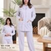 Rose Miss Pyjama 3 pièces polaire avec veste – Réf 17258 – Lilas