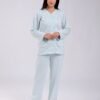 Rose Miss Pyjama polaire boutonné – Réf 17266 – Vert d'eau