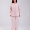 Rose Miss Pyjama polaire boutonné – Réf 17266 – Rose pâle