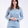 Rose Miss Pyjama boutonné – Réf 17284 – Bleu gris