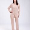 Rose Miss Pyjama boutonné – Réf 17284 – Beige