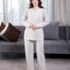 Rose Miss Pyjama boutonné – Réf 17290 – Beige