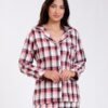 Rose Miss Pyjama chemise à carreaux – Réf 17577 – Rose Rose Miss Pyjama chemise à carreaux – Réf 17577 – Rose