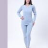 Rose Miss Ensemble thermique dentelle – Réf 17789 – Bleu ciel