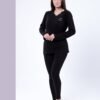 Rose Miss Ensemble thermique dentelle – Réf 17789 – Noir
