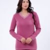 Rose Miss Ensemble thermique dentelle – Réf 17789 – Framboise