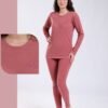 Rose Miss Ensemble thermique col rond – Réf 17798 – Vieux rose