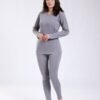 Rose Miss Ensemble thermique col rond – Réf 17798 – Gris