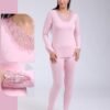 Rose Miss Ensemble thermique dentelle – Réf 17858 – Rose