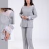 Rose Miss Pyjama tunique plumetis – Réf 17879 – Gris