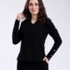 Rose Miss Ensemble côtelé col V – Réf 17958 – Noir