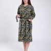 Rose Miss Robe de chambre boutonnée fleurie – Réf 17996 – Vert kaki fleuri Rose Miss Robe de chambre boutonnée fleurie – Réf 17996 – Vert kaki fleuri