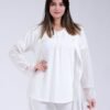 Rose Miss Ensemble pyjama et gilet dentelle 3 pièces – Réf 18134 – Blanc