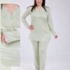 Rose Miss Pyjama tunique dentelle – Réf 18231 – Vert d'eau