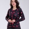 Rose Miss Pyjama imprimé cerises – Réf 18253 – Noir