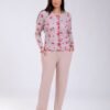 Rose Miss Pyjama imprimé cerises – Réf 18253 – Beige