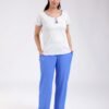 Rose Miss Ensemble pyjama t-shirt imprimé et pantalon – Réf 18470 – Bleu roi