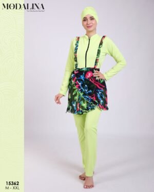 Modalina Burkini – Réf 15362 – Vert anis