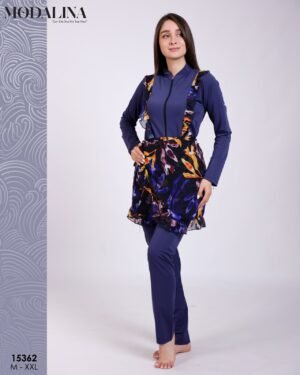 Modalina Burkini – Réf 15362 – Bleu marine