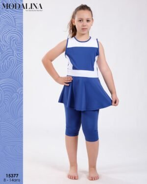 Modalina Burkini fille – Réf 15377 – Bleu roi
