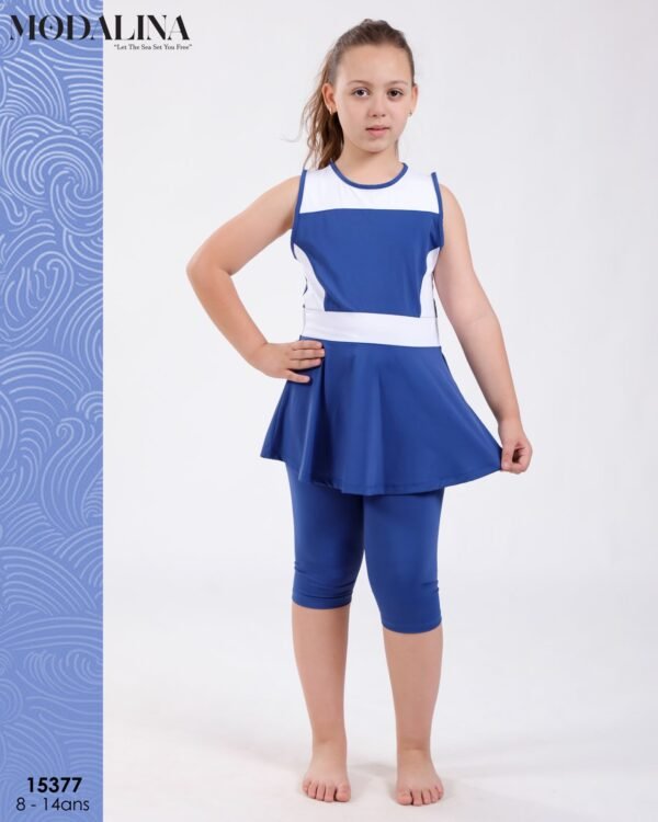 Modalina Burkini fille – Réf 15377 – Bleu roi