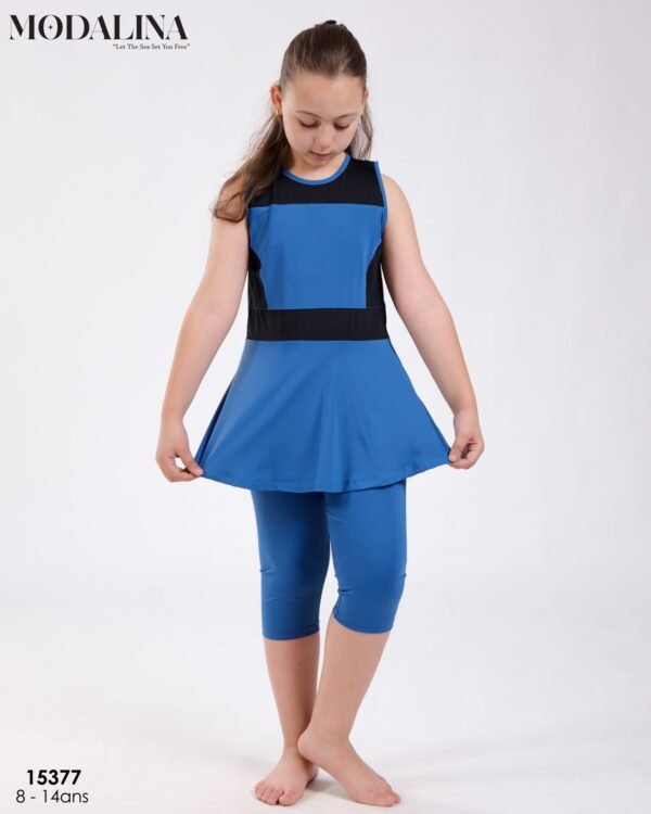 Modalina Burkini fille – Réf 15377 – Bleu