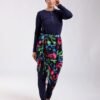 Modalina Burkini avec paréo – Réf 15403 – Bleu marine vert