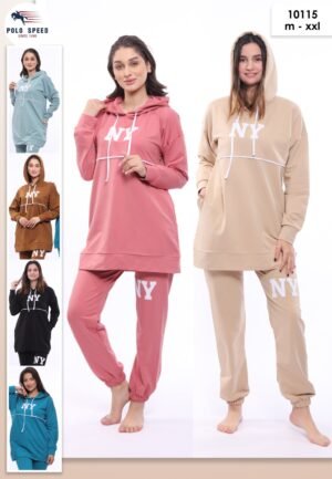Polo Speed Survêtement à capuche NY – Réf 10115 – Couleurs assorties