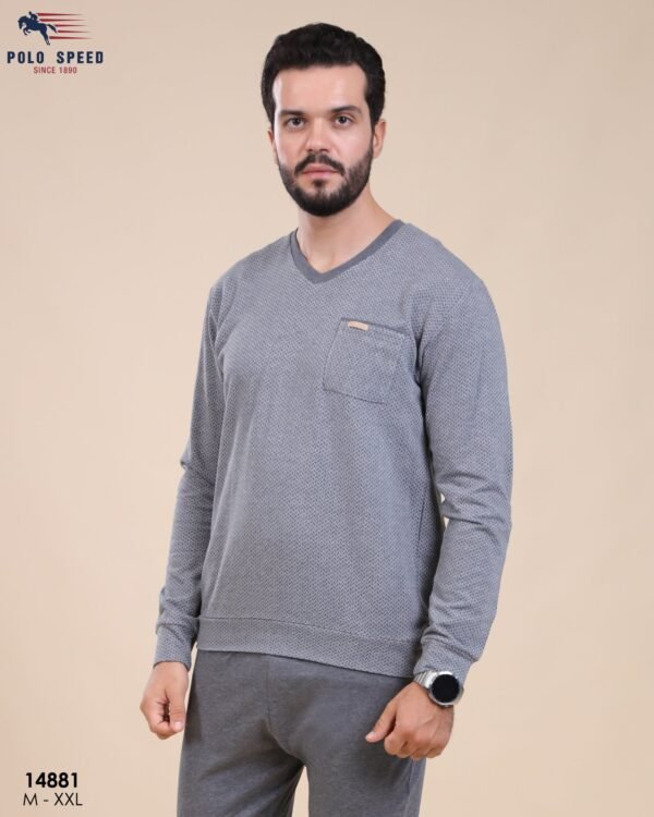 Polo Speed Pyjama homme – Réf 14881 – Gris