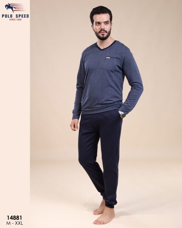 Polo Speed Pyjama homme – Réf 14881 – Bleu marine