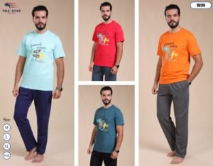 Polo Speed Pyjama homme manches courtes – Réf 15174 – Couleurs assorties