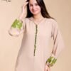 Tradi Chic Djellaba à capuche – Réf 10952 – Beige