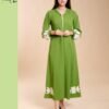 Tradi Chic Djellaba à capuche – Réf 10952 – Vert