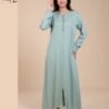 Tradi Chic Caftan d'intérieur – Réf 13483 – Vert d'eau