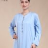 Tradi Chic Caftan d'intérieur – Réf 13604 – Bleu ciel Tradi Chic Caftan d'intérieur – Réf 13604 – Bleu ciel