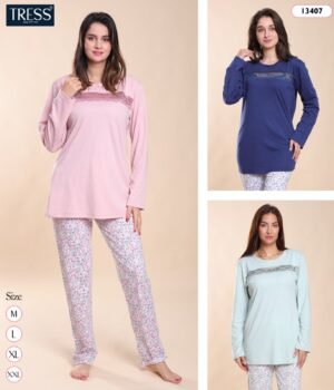 Tress Pyjama – Réf 13407 – Couleurs assorties