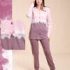 Tress Pyjama boutonné – Réf 13618 – Rose mauve