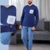 Tress Pyjama homme – Réf 13677 – Bleu marine