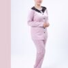 Tress Pyjama boutonné dentelle – Réf 16492 – Lilas