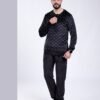 Tress Pyjama homme velours – Réf 16699 – Noir