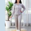 Tress Pyjama chemise imprimé – Réf 16774 – Gris