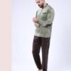 Tress Pyjama homme velours – Réf 16936 – Vert kaki
