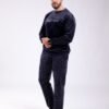Tress Pyjama homme velours imprimé – Réf 17682 – Bleu marine