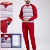Tress Pyjama homme rayé en coffret – Réf 17999 – Rouge